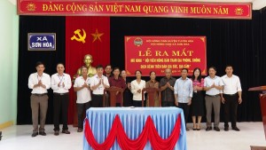 Ra mắt mô hình “Hội viên Nông dân tham gia phòng, chống dịch bệnh cho gia súc, gia cầm” tại xã Sơn Hóa