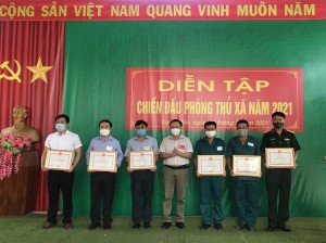 Tuyên Hóa: Tổ chức diễn tập chiến đấu phòng thủ xã năm 2021