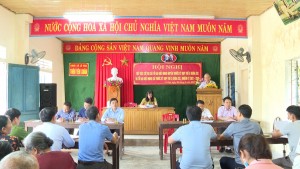 Tổ đại biểu số 7 HĐND huyện tiếp xúc cử tri trước kỳ họp thứ 5, HĐND huyện khóa XX