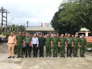 Công an huyện Tuyên Hóa ra quân đợt cao điểm tấn công, trấn áp tội phạm, bảo đảm ANTT tết Nguyên đán Qúy Mão năm 2023