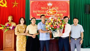 Ngày hội Đại đoàn kết khu dân cư Bản Kè, xã Lâm Hóa