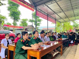 Xã Tuyên Lâm khám sơ tuyển Nghĩa vụ quân sự, nghĩa vụ Công an nhân dân năm 2026