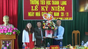  Trường Tiểu học Thanh Lạng tổ chức kỷ niệm 41 năm ngày Nhà giáo Việt Nam 20/11