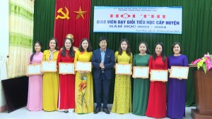 Tổng kết Hội thi giáo viên dạy giỏi Tiểu học cấp huyện năm học 2023-2024