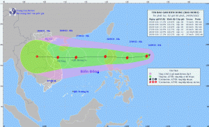 Tin bão gần Biển Đông (bão Noru)