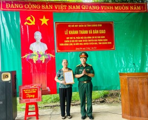 Khánh thành, bàn giao nơi thờ tự đồng chí Võ Văn Dảnh, chiến sỹ Đội Việt Nam Tuyên truyền giải phóng quân