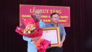 Truy tặng danh hiệu "Bà mẹ Việt Nam Anh hùng" cho mẹ Nguyễn Thị Lựng