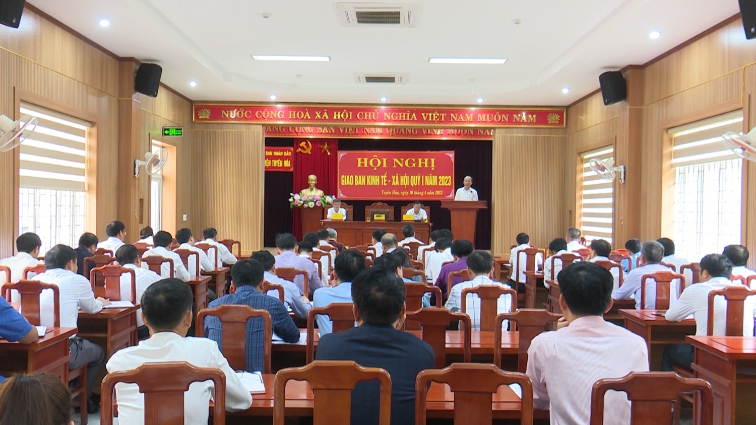 Tuyên Hóa giao ban Kinh tế - Xã hội quý I năm 2023