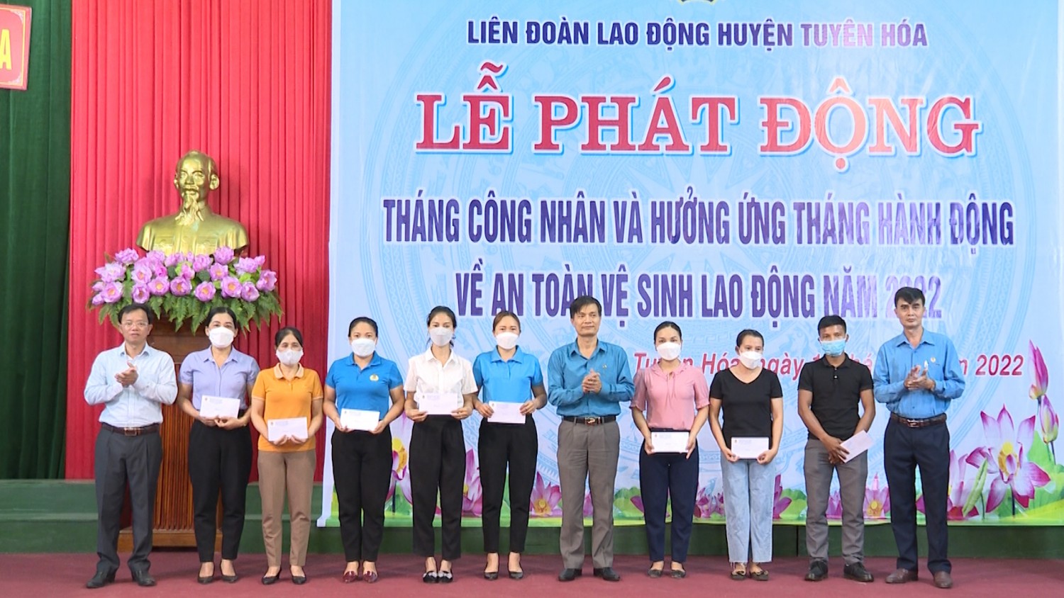 Tuyên Hóa: Phát động tháng công nhân và hưởng ứng tháng hành động về an toàn vệ sinh lao động năm 2022