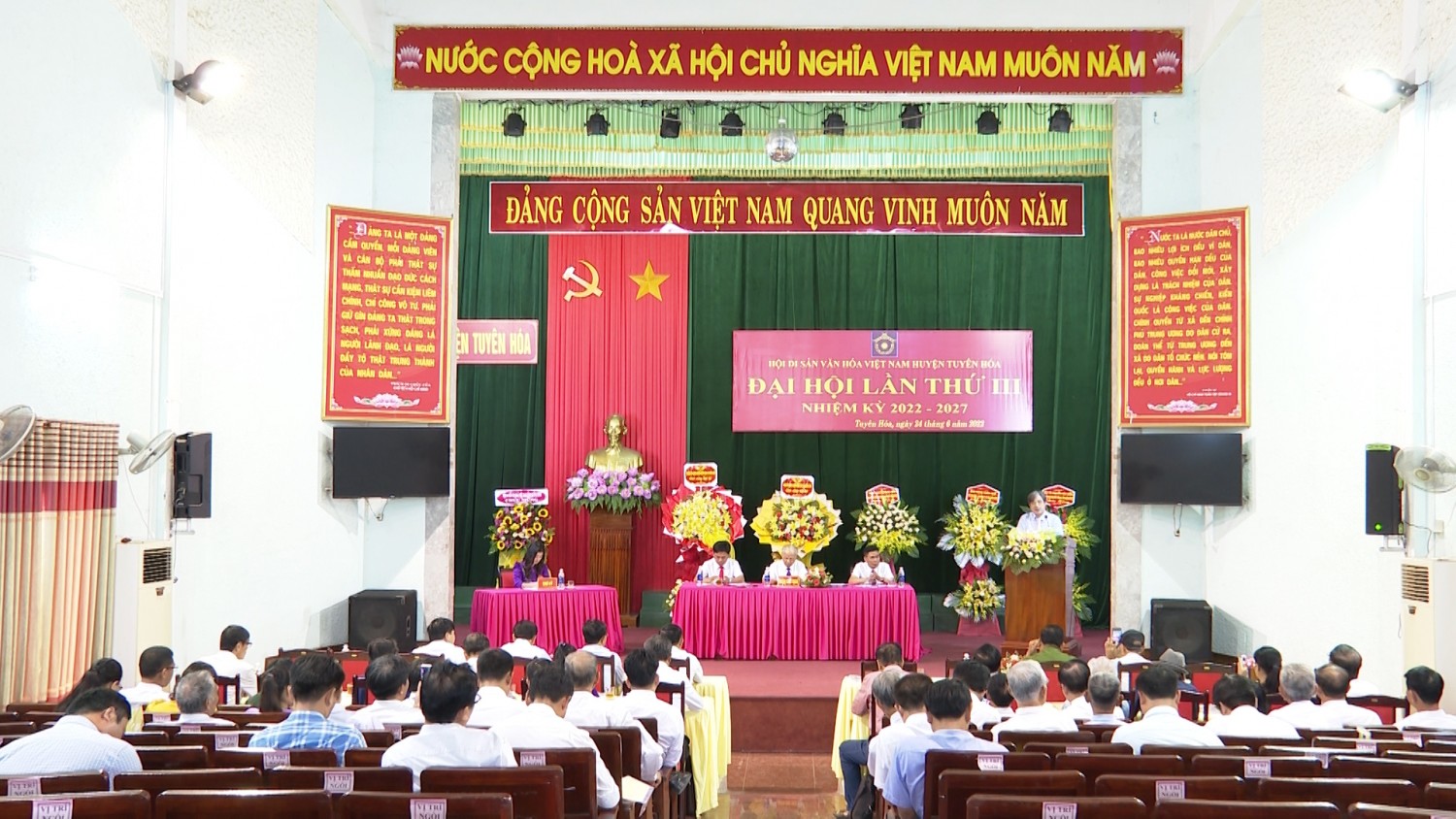 Hội Di sản Văn hóa Việt Nam huyện Tuyên Hóa Đại hội lần thứ III, nhiệm kỳ 2022- 2027