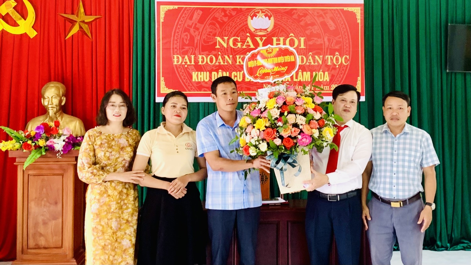 Ngày hội Đại đoàn kết khu dân cư Bản Kè, xã Lâm Hóa