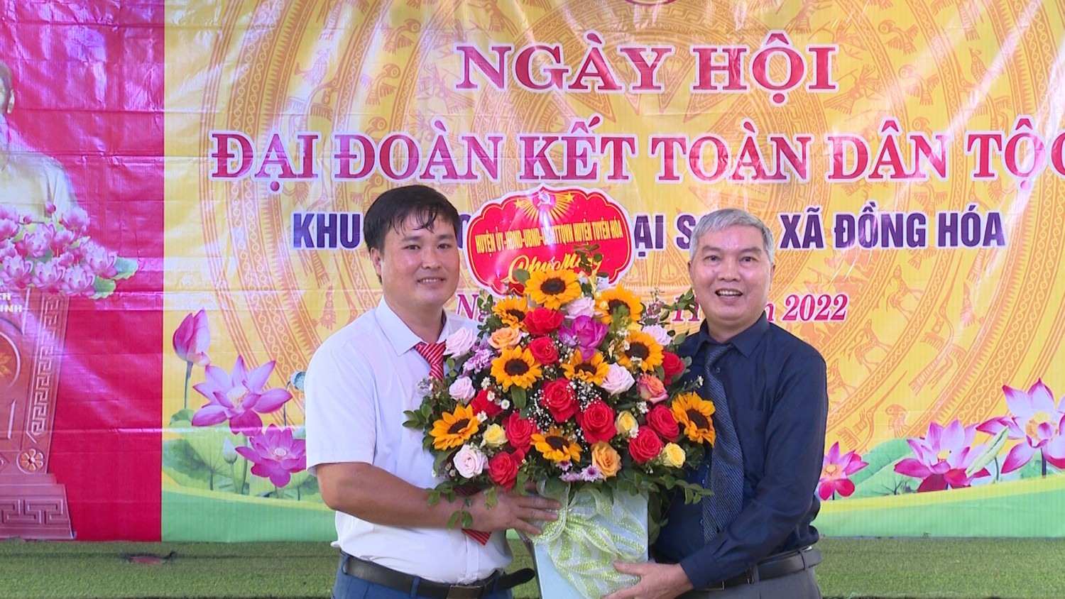 Khu dân cư thôn Đại Sơn, xã Đồng Hóa tổ chức Ngày hội Đại đoàn kết toàn dân tộc