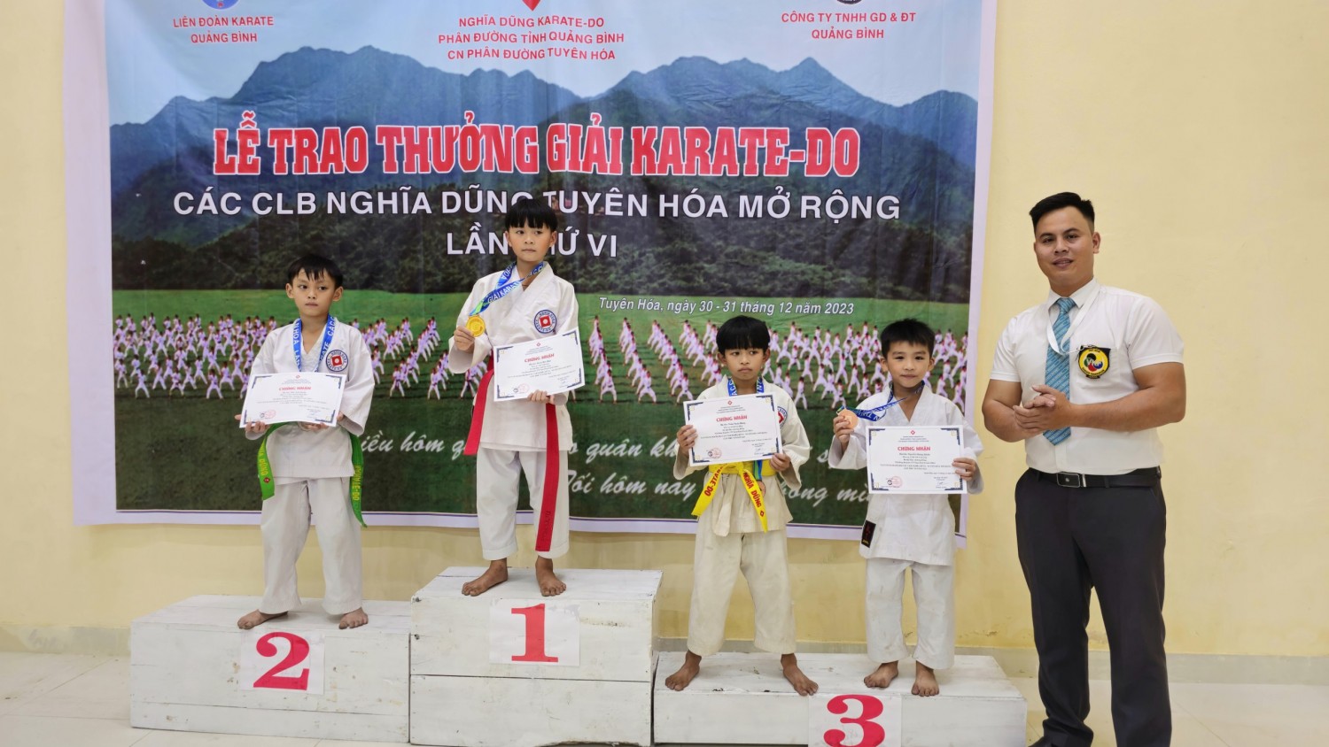 Giải Karate các CLB Nghĩa Dũng Tuyên Hoá mở rộng lần thứ VI